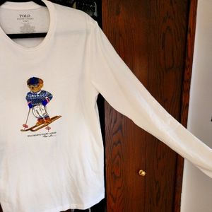 Men's Polo long sleeve t-shirt.